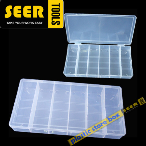 6 grids plastic box