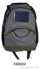 solar bag with panel