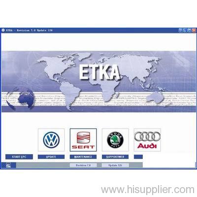 Audi, VW, Seat, Skoda ETKA electronic catalogue