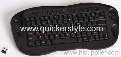 wireless trackball keyboard/HTPC keyboard