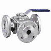 3 way ball valve flanged end