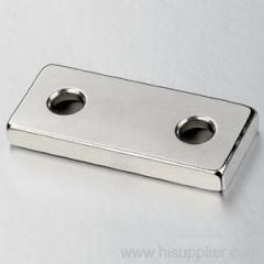 Block ndfeb Magnet with hole