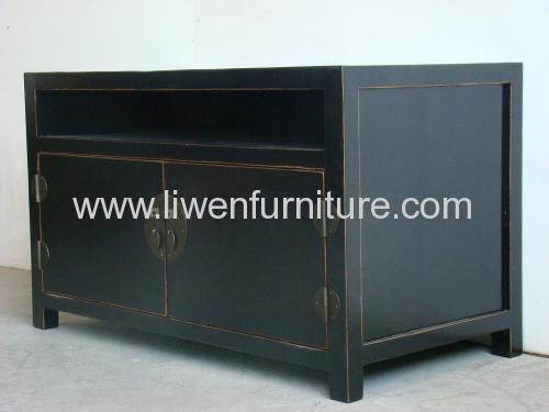 black Tv cabinet