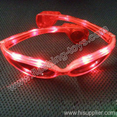 led flash sunglass