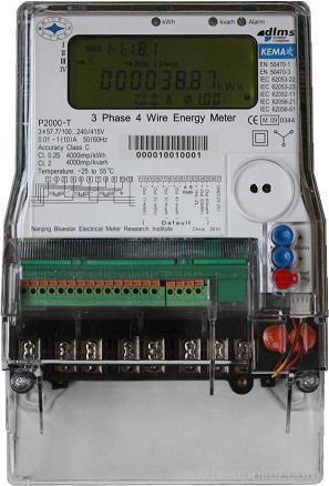 KEMA Certified Three Phase Energy Meter