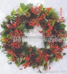 PVC christmas wreath