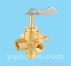 Brass Angle Valve Forged Body Aluminium Handle