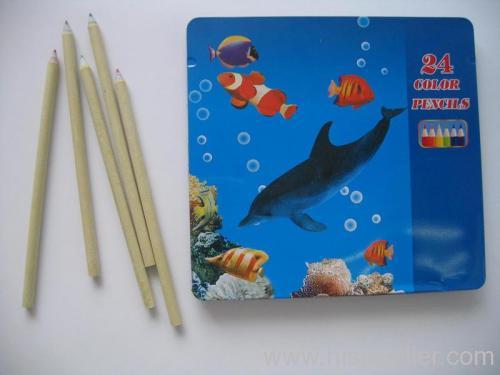 7'' 24 pcs recycled colour pencil