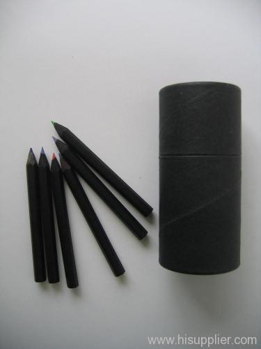 3.5'' 24 pcs black wood colour pencil