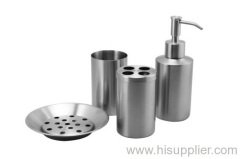 Stainless Steel Bathroom Set