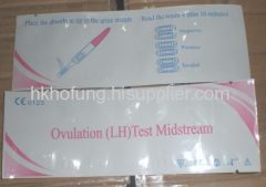 One step LH ovulation test kits/LH ovulation test midstream/LH ovulation rapid test midstream