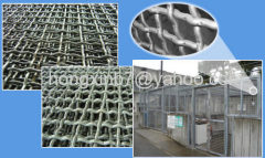 Galvanized crimped wire meshes