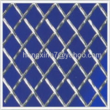 Galvanized crimped wire mesh