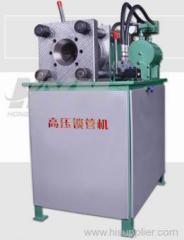 High pressure electric hose crimping machine