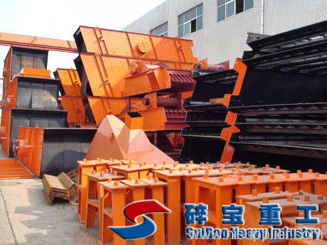 vibrating screen and vibrating feeder