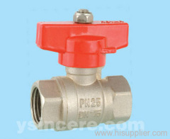 Brass Ball Valve Forged Body Aluminium Handle Full Bore