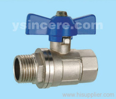 Brass Ball Valve Forged Body Aluminium Handle Full Bore