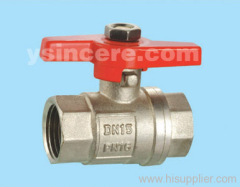 Brass Ball Valve Forged Body Aluminium Handle Full Bore