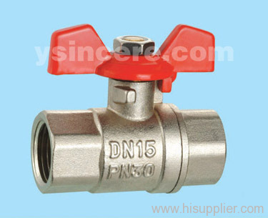 Brass Ball Valve Forged Body Aluminium Handle Full Bore