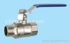 Brass Ball Valve Forged Body Steel Handle Full Bore