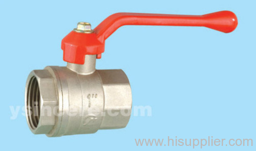 Brass Ball Valve Forged Body Aluminium Handle Full Bore