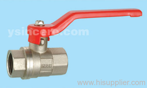 Brass Ball Valve Forged Body Steel Handle Full Bore