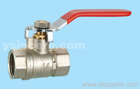 Brass Ball Valve Forged Body Steel Handle Full Bore