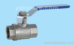 Brass Ball Valve Forged Body Steel Handle Full Bore