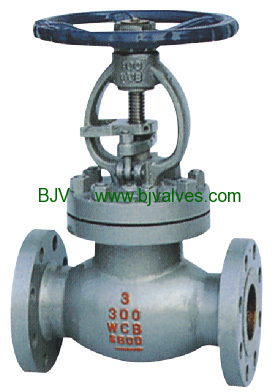 BJV A 216 WCB flanged globe valve 300 lb