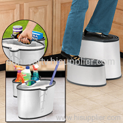 Step stool bucket