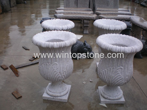 Stone Flower Pots