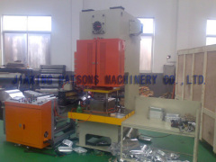 Aluminium foil lunch box making machine