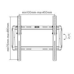 Lcd tv wall mount bracket