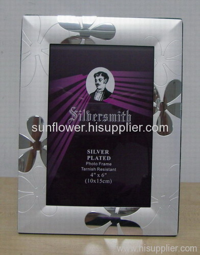 silverplated photo frames