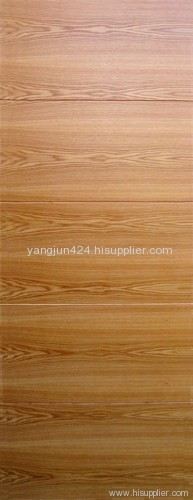 horizontal oak veneer door