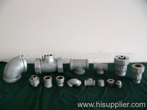 malleable cast iron pipe fitting