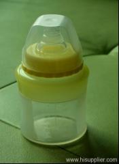 120ml silicone baby feeding bottle with 10.2g silicone nipple