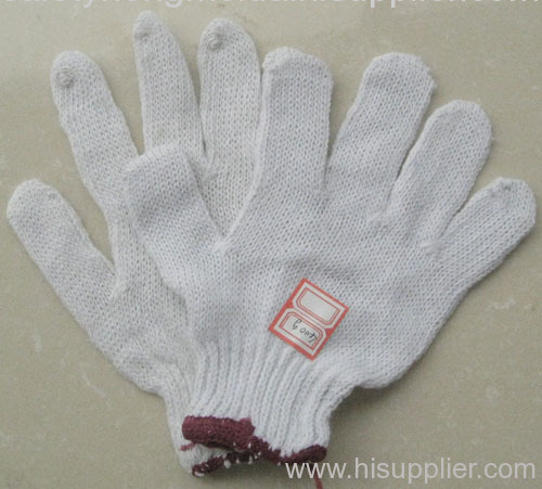 string knitted gloves