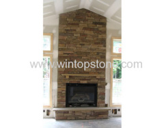 slate fireplace surround