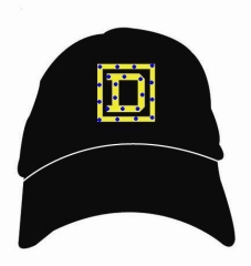 fiber optic advertising baseball caps