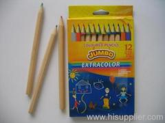 7'' 12 pcs natural Jumbo colour pencil