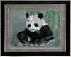 needle embroidery panda