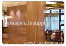 Woven mesh partition / curtain