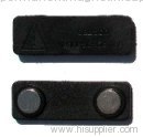 Magnetic name badge fasteners