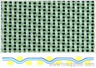Polyester plain weave fabric