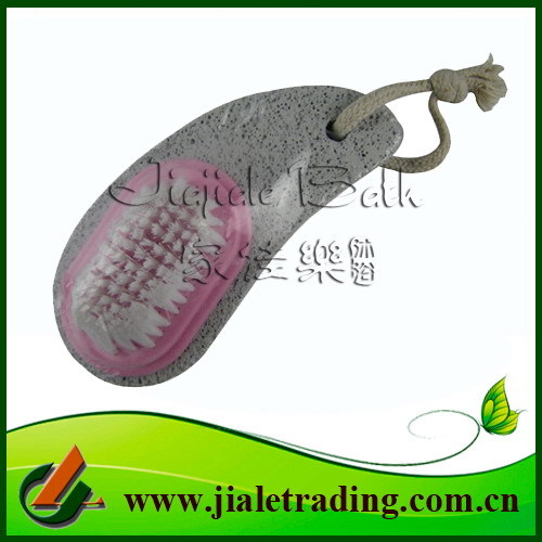 bath pumice stone with brush