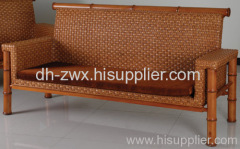 Enjoy the bamboo sofa