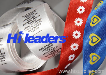 Decorative printed ribbon