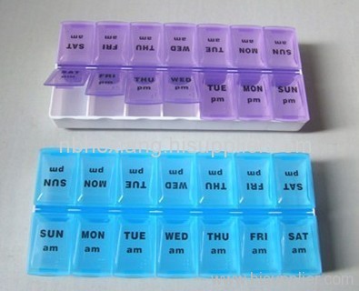 Plastic pill case