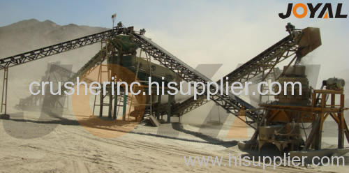 180-200 TPH Jaw & Impact Crushing Plant